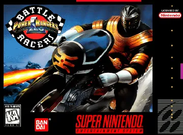 Power Rangers Zeo - Battle Racers (USA) box cover front